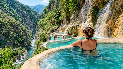 Soak in the Cliff Pozas