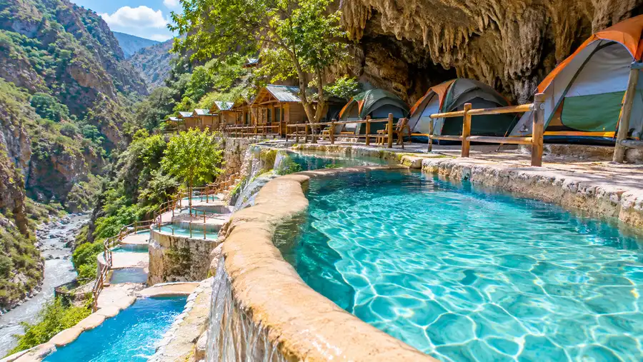 Camping and Cabins at Tolantongo Caves